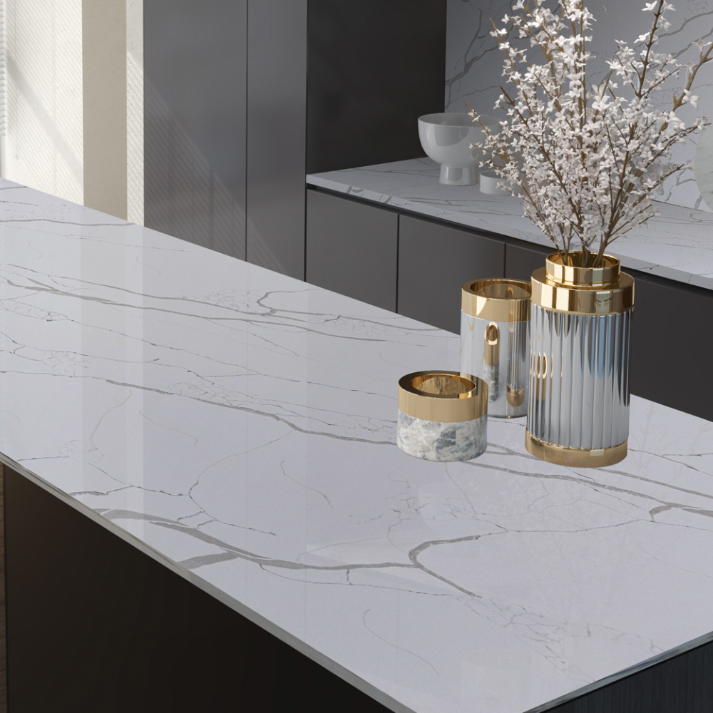 Calacatta Grace - 0 Silica Solid Surface