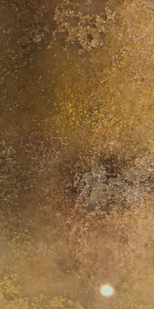 Golden Crystal - 0 Silica Solid Surface