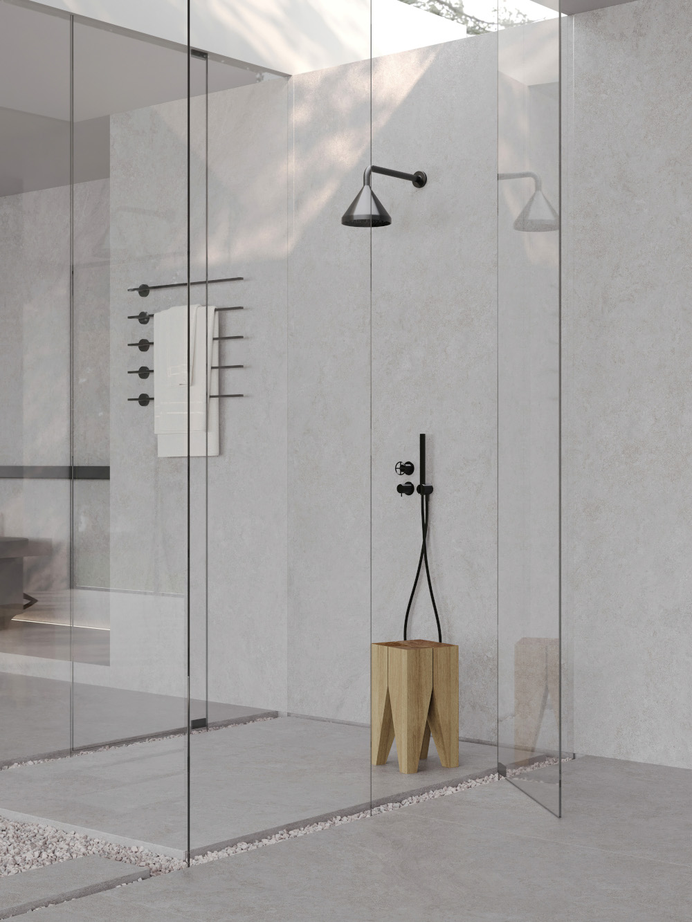 Limestone Grigio - Porcelain Panels