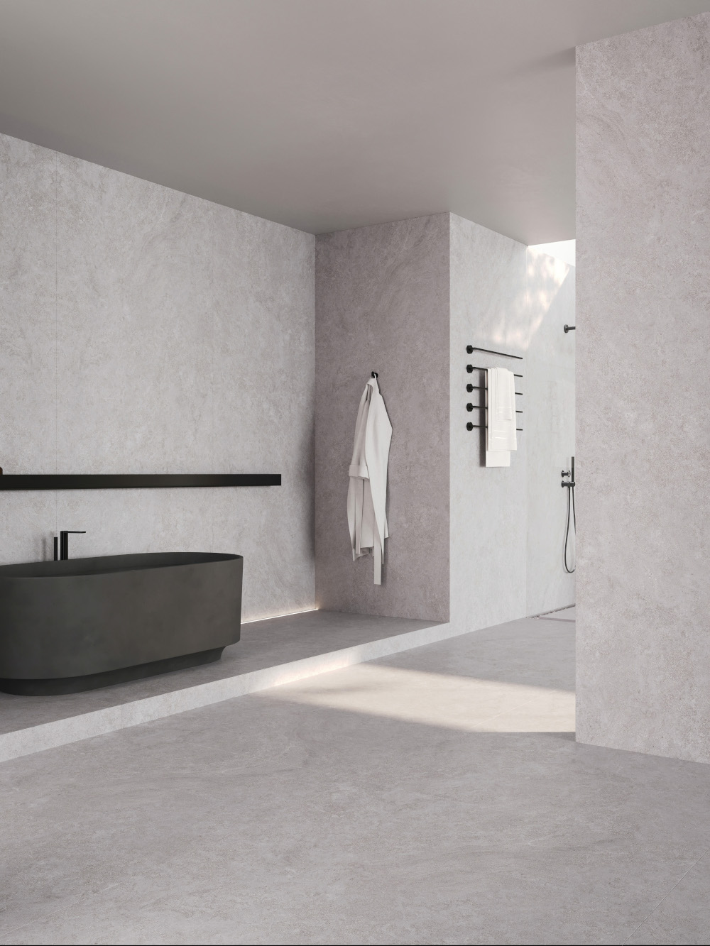 Limestone Grigio - Porcelain Panels