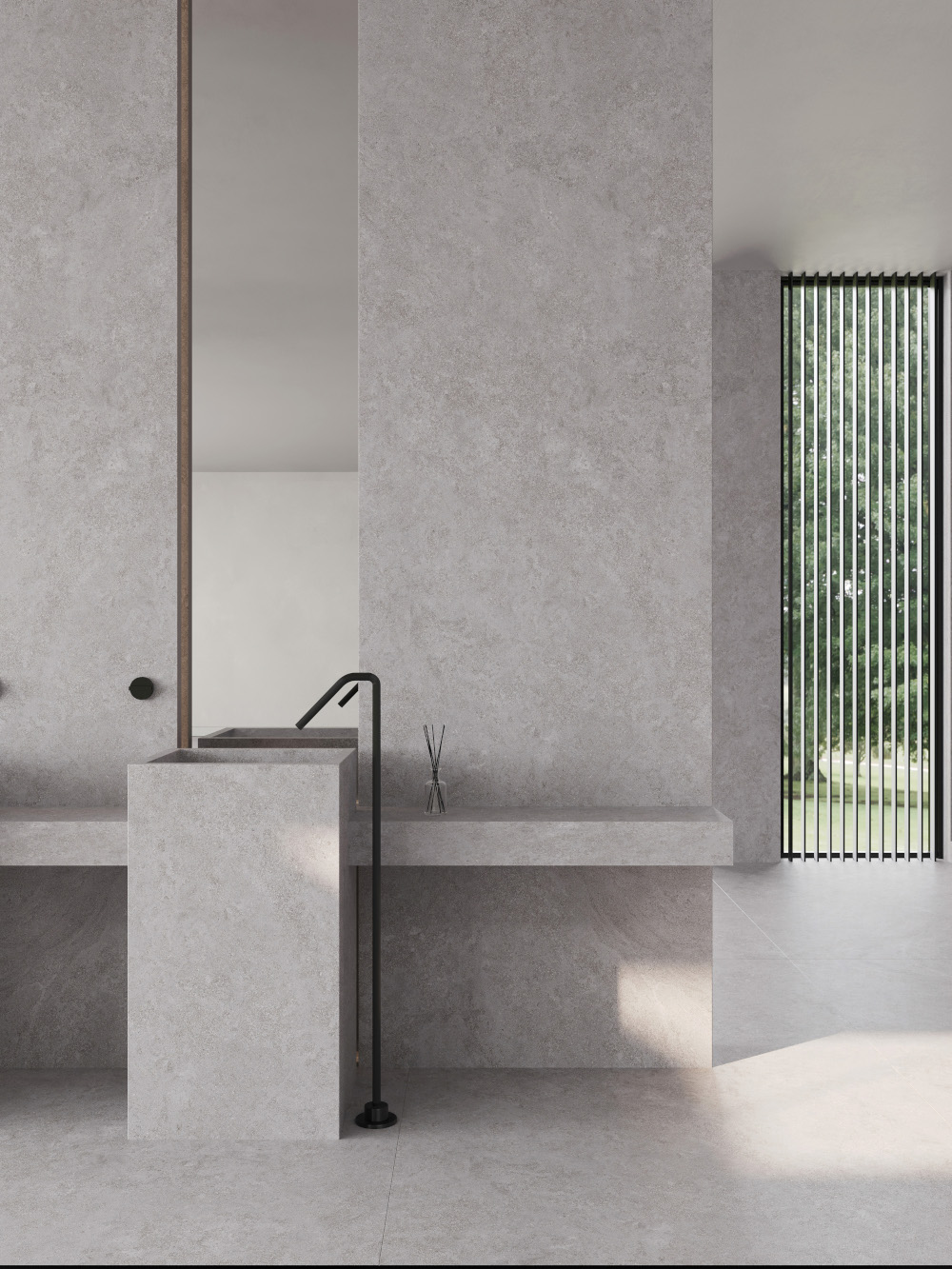 Limestone Grigio - Porcelain Panels