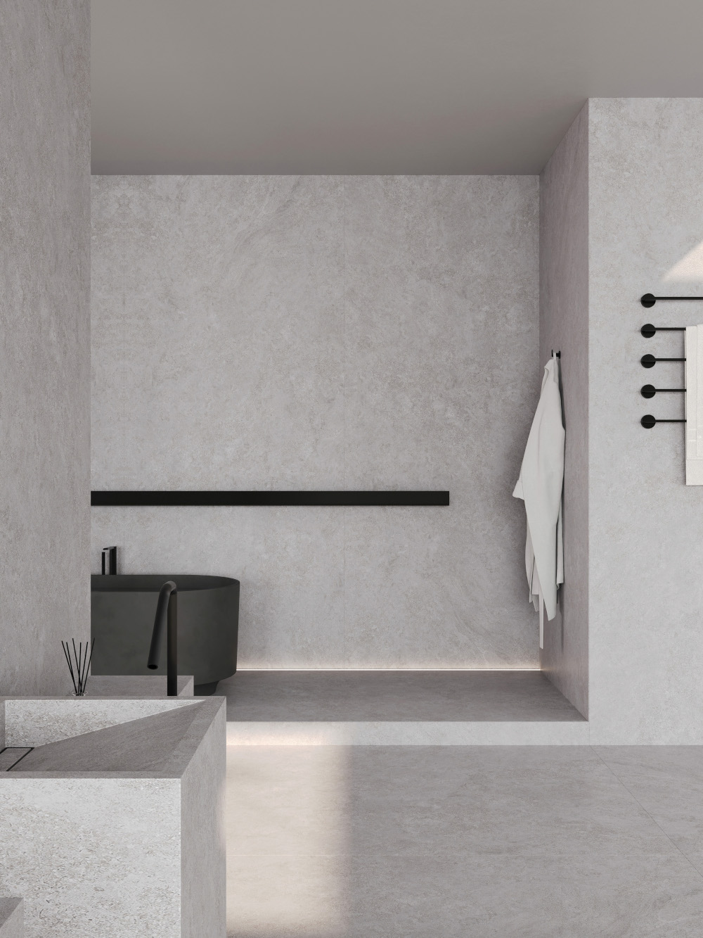 Limestone Grigio - Porcelain Panels