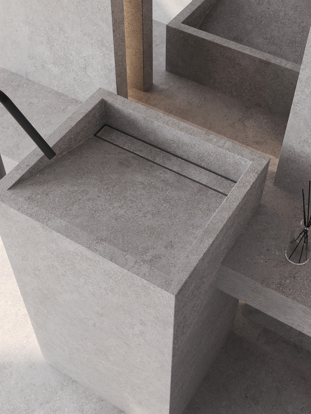 Limestone Grigio - Porcelain Panels