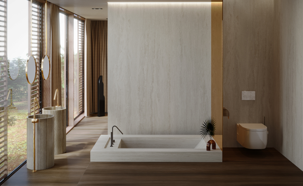 Travertine Cave - Porcelain Panels 